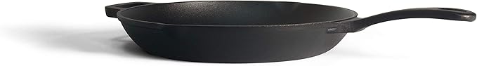 Commercial CHEF 10 Inch Cast Iron Skillet, Pre-Seasoned Cast Iron Pan with Dual Pour Spouts