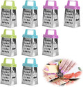 9PC Mini Cheese Grater, Box Grater and Multi Functional Vegetable Slicer for Vegetable Grater Food Shredder Lemon Zester Kitchen Small Graters, Kitchen Tools for Cheese Gingers Potatoes