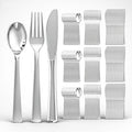 EI 360pcs Silver Plastic Silverware,Plastic Spoons and Forks,Plastic Silverware Heavy Duty,Disposable Plastic Cutlery include 120pcs Plastic Forks,120pcs Plastic Spoons and 120pcs Plastic Knives