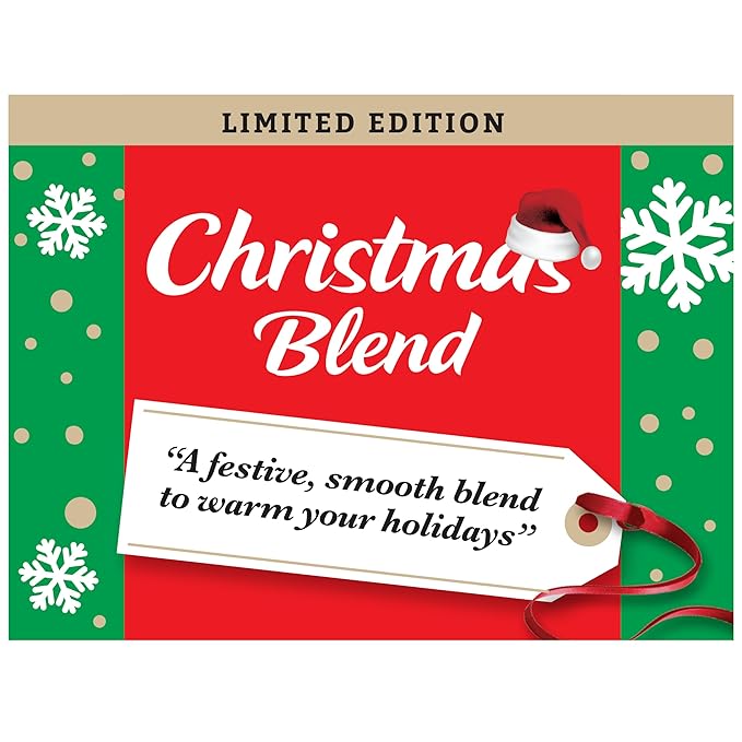 Community Coffee Christmas Blend, 10 Count Coffee Pods, Medium Roast, Compatible with Keurig 2.0 K-Cup Brewers, 10 Count (Pack of 1)