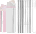 7pcs Metal Straws for Owala, Durable Stainless Steel Water Bottle Straw Replacements with 2 Cleaning Brushes for Owala Water Bottle 24oz/32oz