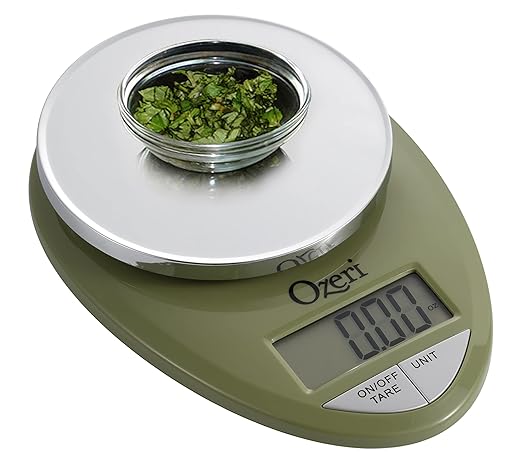 Ozeri Pro Digital Kitchen Food Scale, 0.05 oz to 12 lbs (1 gram to 5.4 kg)