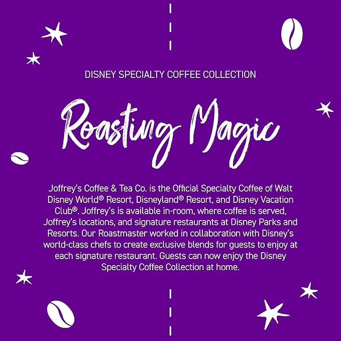 Joffrey's Disney Stitch Coconut Craze Flavored Coffee - Specialty Collection, Arabica Ground, Medium Roast (11oz)