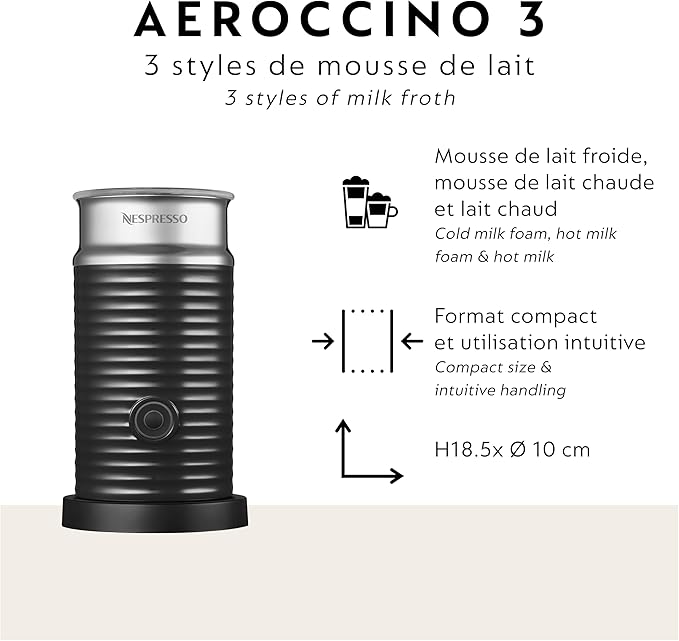 Nespresso Vertuo Next Premium Coffee and Espresso Maker by Breville with Aeroccino Milk Frother