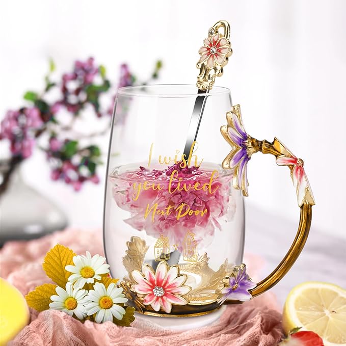 Friendship Gifts for Friends Best Friend Birthday Gifts for Women,Her,BFF,Sisters,Besties Unique Tea Cup
