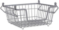 DII Metal Wire Mesh Stackable Utility Storage Bin, Small, 11x11x6, Cool Gray