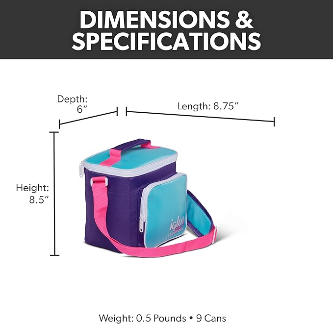 Igloo Retro Square Lunch Bag Cooler
