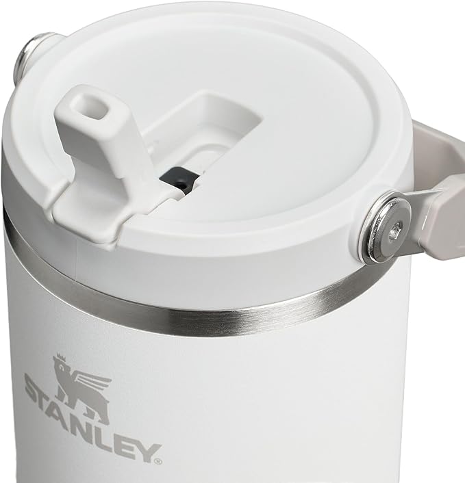 STANLEY IceFlow 2.0 Flip Straw Tumbler with Handle 40 oz | Twist On Lid and Flip Up Straw | Leak Resistant Water Bottle | Insulated Stainless Steel | BPA-Free | Frost