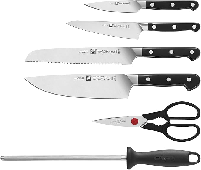 ZWILLING Pro 7-pc Knife Block Set - Natural