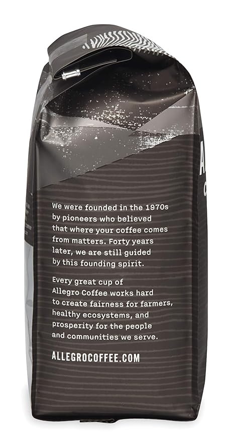 Allegro Coffee Organic Breakfast Blend Whole Bean Coffee, 12 oz (Pack of 3)