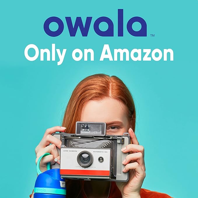 Owala FreeSip Insulated Stainless Steel Water Bottle with Straw, BPA-Free Sports Water Bottle, Great for Travel, 24 Oz, Summer Sweetness