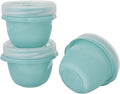 Rubbermaid TakeAlongs Snacking Food Storage Containers, 1.2 Cup, Colors may vary
