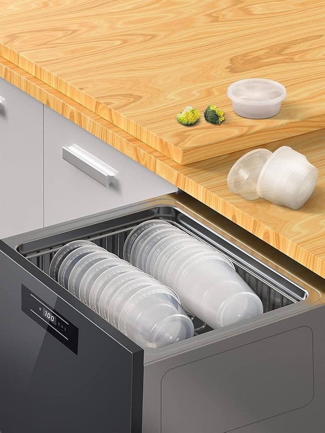 TashiBox [16 oz-36 Sets, Plastic Deli Food Storage Freezer Containers With Airtight Lids，Plastic Microwavable Soup Containers