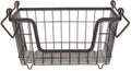 DII Metal Wire Mesh Stackable Utility Storage Bin, Small, 11x11x6, Black