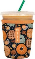 Sok It JavaSok Iced Coffee & Cold Soda Insulated Neoprene Cup Sleeve (Give Thanks, Small: 16-20oz)
