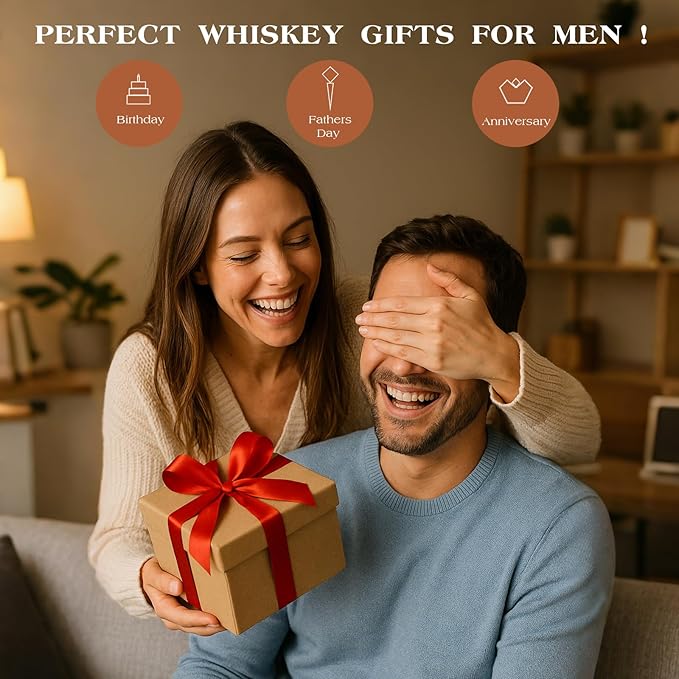 Electric Whiskey Smoker Kit with 6 Wood Chips, Rechargeable Electric Cocktail Smoker Kit Built-in Lighter, No Butane Needed, Bourbon Whiskey Gifts for Men,Dad,Husband, Christmas