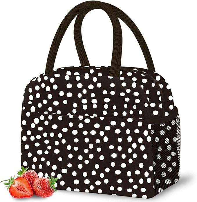 DALINDA Lunch Bag Lunch Box for Women Men Reusable Insulated Lunch Tote Bag,Leakproof Thermal Cooler Sack Food Handbags Case High Capacity for Travel Work Picnic Beach