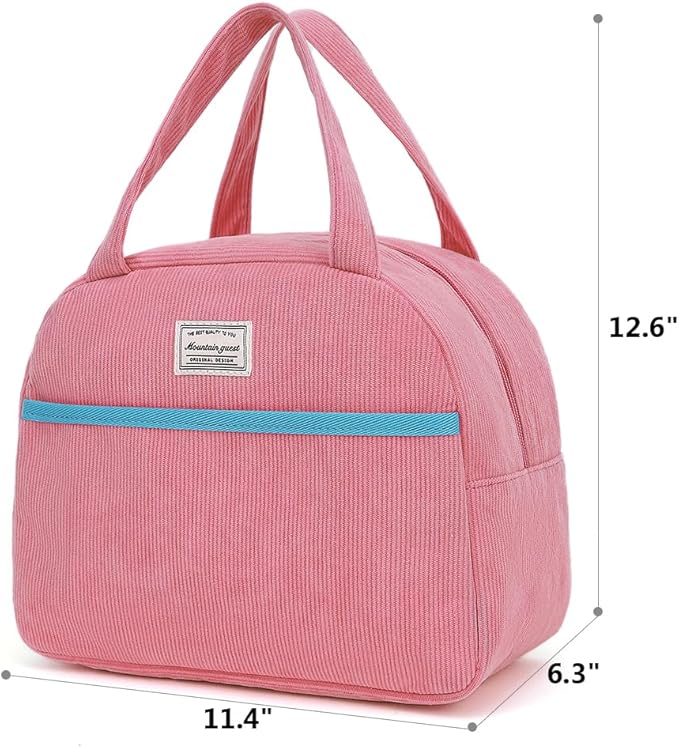 lunch bag women & men,Insulated Cooler Lunch Box Adult Water Resistant Lunch tote bag Shoulder strap not included
