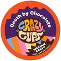 Crazy Cups Flavored Coffee for Keurig K-Cup Machines, Death By Chocolate, Hot or Iced Coffee, 80 Single Serve, Recyclable Pods(Pack of 1)
