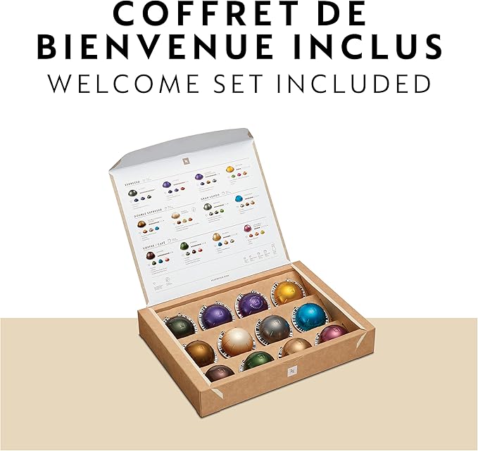 Nespresso Vertuo Next Coffee and Espresso Machine by Breville, Dark Chrome