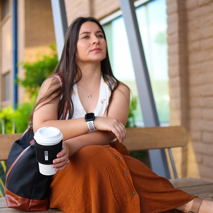 Sok It HotSok Coffee & Tea Reusable Insulated Neoprene Cup Sleeve (Pink Grand Prix)