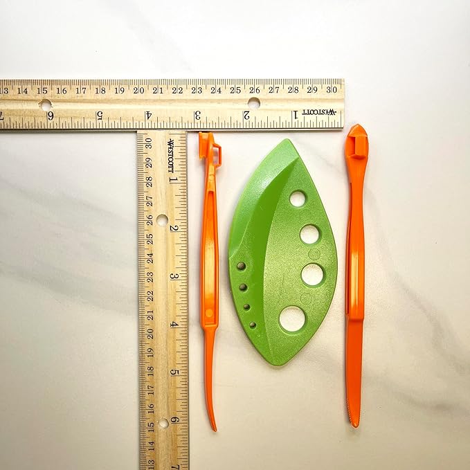 Herb Stripper and Orange Peeler Tool, Herb Stripper Tool for LooseLeaf Kale Chard Collard Greens, Citrus Peeler for Oranges Kiwi Banana Fruit Cutter Opener Slicer, Kitchen Gadgets