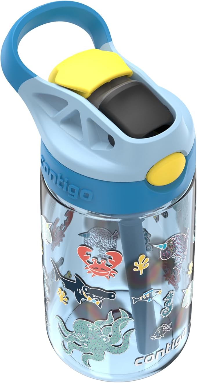 Contigo Kids Water Bottle with Redesigned AUTOSPOUT Straw, 14 oz