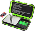 Fuzion Digital Pocket Scale, 200g x 0.01g Gram Scale, Mini Scale 6 Units Jewelry Scale with LCD Display, Tare Function, 50g Cal Weight
