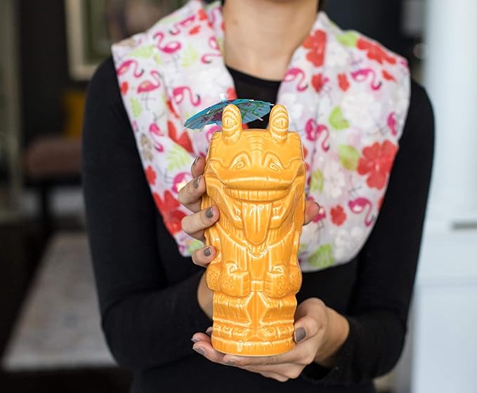 Geeki Tikis Star Wars Jar Jar Binks Ceramic Mug | Themed Tiki Mug | 18 Ounces