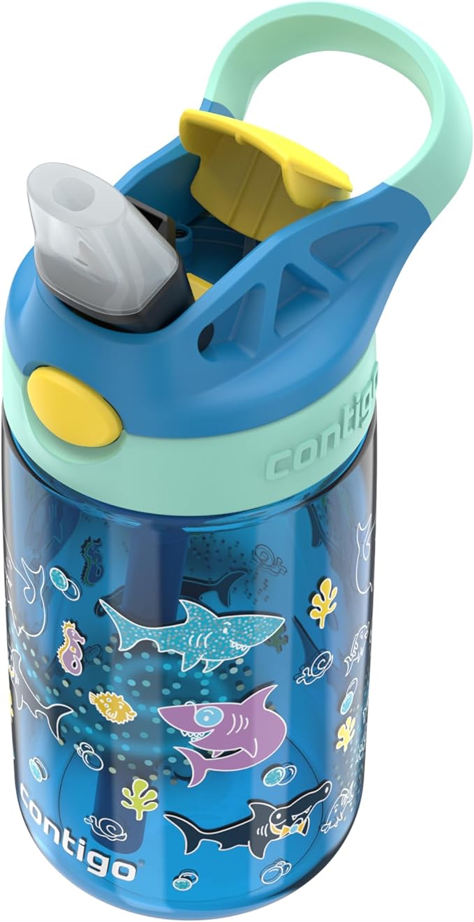 Contigo Kids Water Bottle with Redesigned AUTOSPOUT Straw, 14 oz