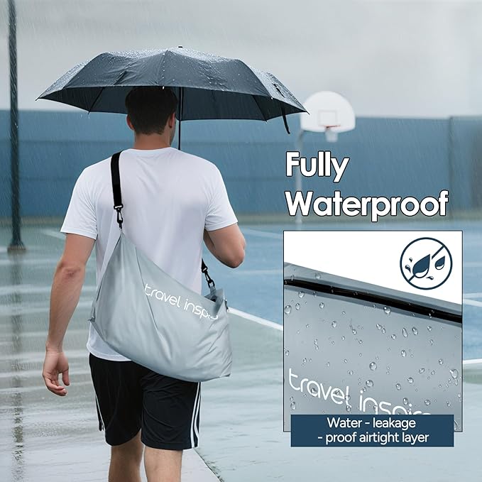 Vacuum Bags for Travel Luggage with Wireless Pump, Compression Bags for Carry On Suitcases and Backpack, Vacuum Seal Packing cube for Cloth Packing (2PC + PUMP)