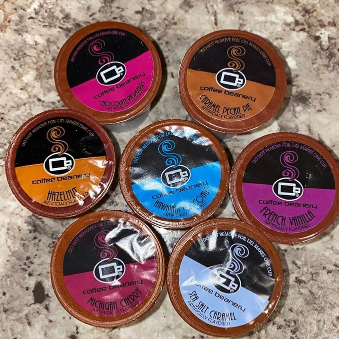 Hazelnut Coffee Pods by Coffee Beanery | 96ct Bulk Flavored Coffee Pods Medium Roast Coffee