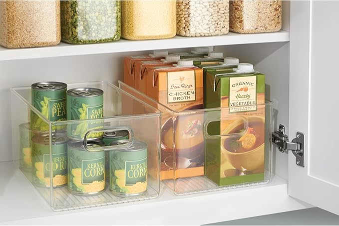 InterDesign iDesign Recycled Plastic Pantry Storage Bin – Linus Collection - Clear