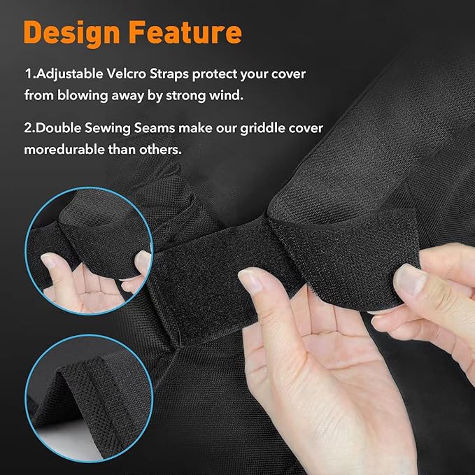 Heavy Duty 600D Polyester 54-inches Cover Compatible with All Monument 4-Burner Grills Mesa 400, 25392, 24633, 35633, 24367, 41847NG Grills, Water Resistant Outdoor Cover, All Weather Protection