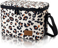 Aosbos Lunch Bag Women, Insulated Lunchbox for Adults, Leakproof Lunch Box with Adjustable Shoulder Strap, Perfect for Work, Office, Outdoors, Picnic, Loncheras Para Mujer, Leopard