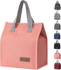 TELLUMO Lunch bag, Insulated Lunch Bag for Women Men Large Lunch Box Container Reusable Leakproof Tote for Office, Work, School, Beach or Travel (Pink)
