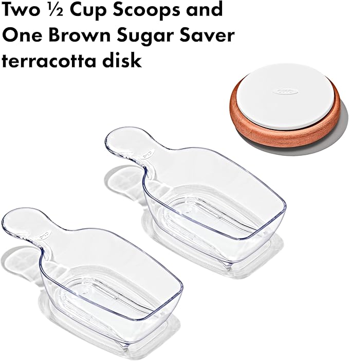 OXO Good Grips 8-Piece Prelabeled Baking POP Container Set