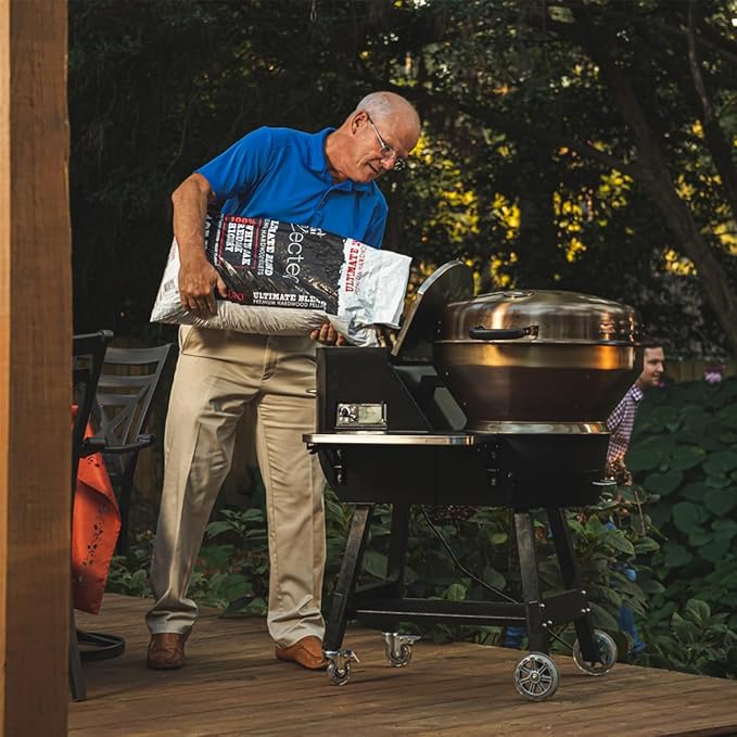 recteq Pellet Grill RT-B380X Bullseye Deluxe + BBQ Masters Bundle, WiFi Enabled Electric Pellet Smoker Grill, Wood Pellets, BBQ Outdoor, Smoke, Sear, and More
