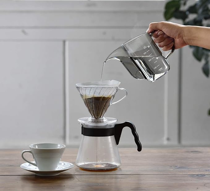 Hario V60 "Air" Drip Kettle, 350ml, Clear Black
