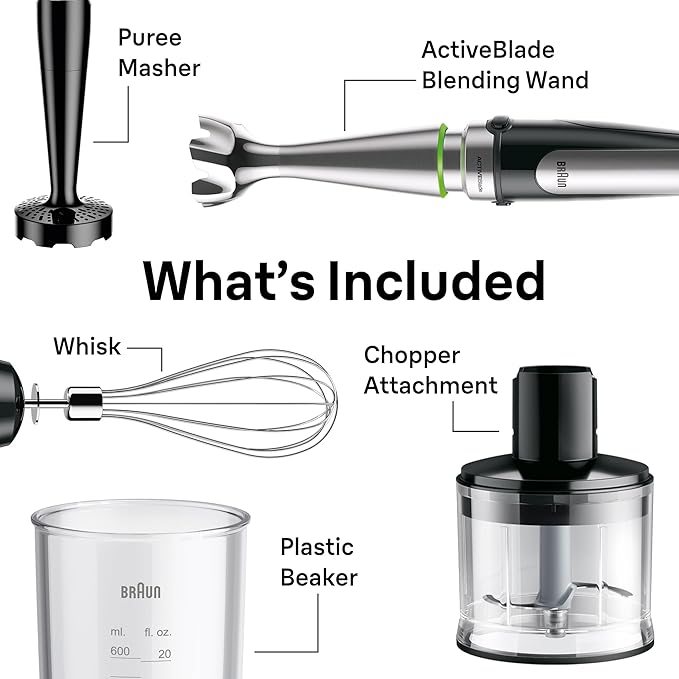 Braun MQ9137XI MultiQuick 9 Hand Blender with Imode Technology