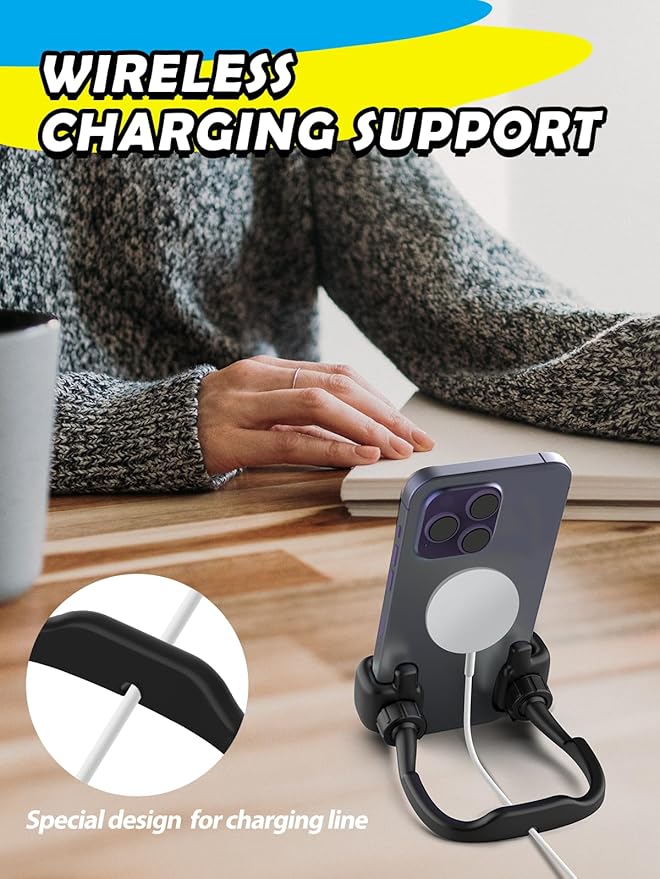 Stocking Stuffers for Teens Boys Mens Adults Gifts for Christmas: Thumbs Up Lazy Phone Stand Cell Phone Holder Funny Gifts for Kids Girls Teenage Women Wife Cool Gadgets White Elephant Stuff Ideas
