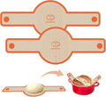 Silicone Bread Sling for Dutch Oven, 2 PCS Non-Stick & Easy Clean Reusable Silicone Bread Baking Mat with Long Handles, Easy to Transfer Sourdough Bread (2Pack Round, Orange)