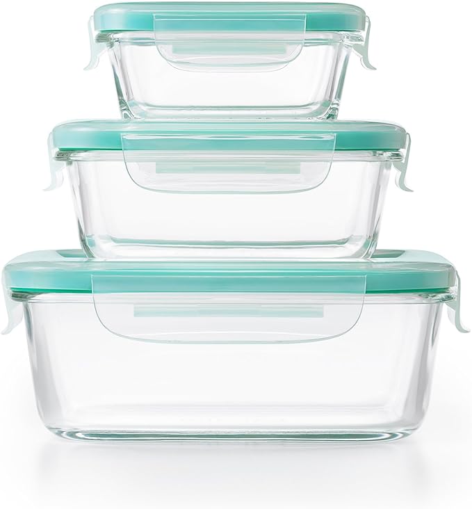 OXO Good Grips Smart Seal Airtight Container 12 Piece Glass Container Set