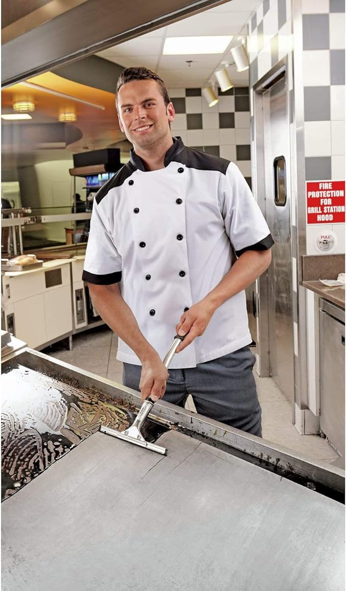 3M Scotch-Brite Griddle Cleaning, Quick Clean Heavy Duty Scour Pad, 4 in x 5.25 in, 6 Pads/Pack, For Baked On Food and Cooking Oils, Use on Hot or Cool Griddle