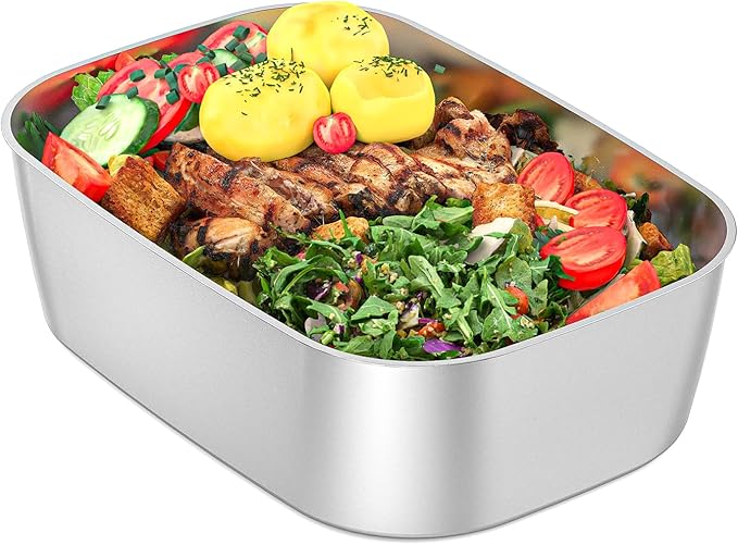Vingud 1.5L Replacement Stainless Steel Container Electric Lunch Box (Model: DFH-001), Food Container, Eco Safe & Healthy, Dishwasher Safe