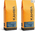 Kahwa Cuban Coffee Beans, Cubano Dark Roast Espresso Blend, Whole Bean Coffee, 1 lb Bag (Pack of 2)