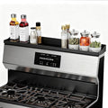 30" Magnetic Stove Top Shelf - Stainless Steel Magnetic Spice organizer for above the Over stove shelf kitchen small space solutions