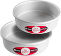 Fat Daddio's Anodized Aluminum Round Cake Pans, 2 Piece Set, 7 x 2 Inch
