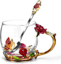 OEAGO Gifts for Mom Women Stocking Stuffers for Women Christmas Glass Coffee Enamels Mug Valentines Day Gifts for Her Girlfriend Wife Best Birthday Valentine's Mothers Day from Daughter Son Tea Cup