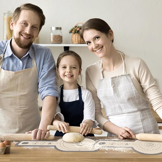 Silicone Bread Sling for Dutch Oven, 2 PCS Non-Stick & Easy Clean Reusable Silicone Bread Baking Mat with Long Handles, Easy to Transfer Sourdough Bread, Gray